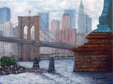 Bridges To Manhattan Painting by Victor Zucconi - Fine Art America