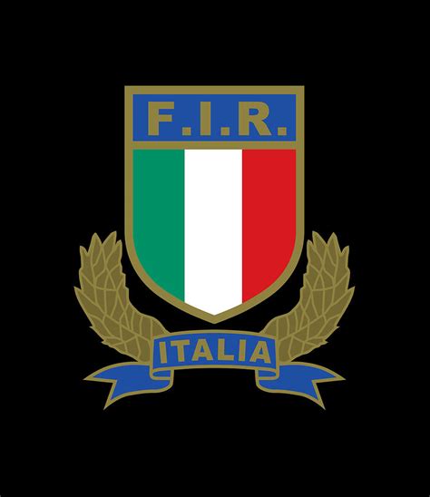 Italy Rugby Logo Digital Art by Legi Gura - Fine Art America