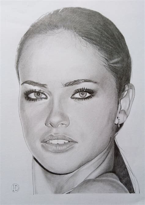 Henri Drent, Adriana Lima Easy Drawings Sketches, Cool Art Drawings, Pencil Drawing Tutorials ...