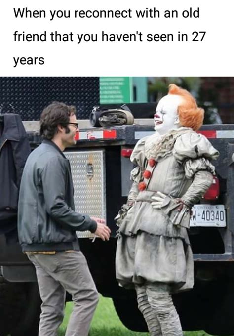 46 Cool Pics And Memes to Give You a Lift | Funny horror, It the clown movie, Pennywise