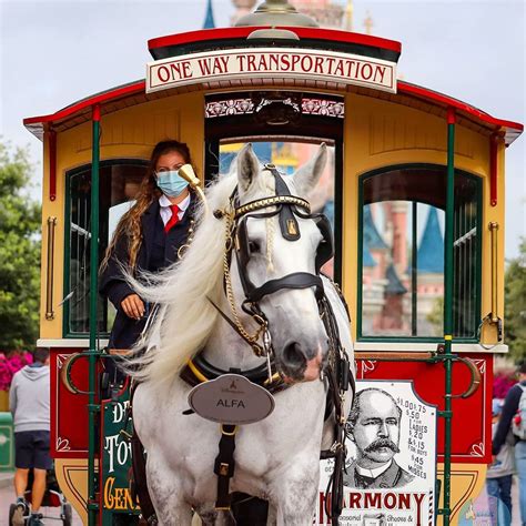 Main street transportation in Disneyland Paris DLP