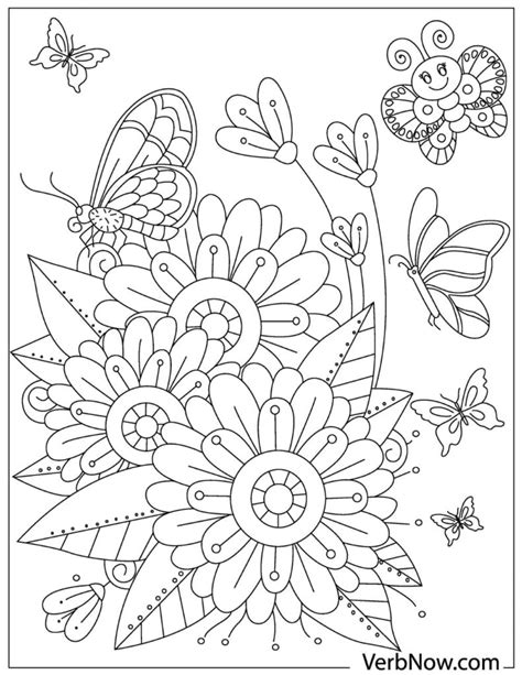 Free BUTTERFLIES Coloring Pages for Download (Printable PDF) - VerbNow