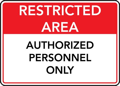 Authorized Personnel Only Sign Printable