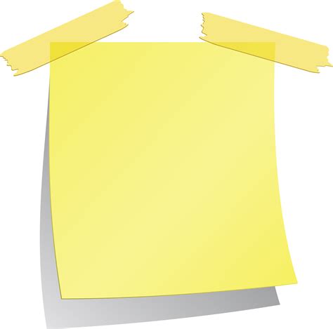 Sticky note PNG