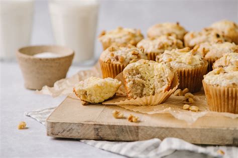 Banana Cream Cheese Muffins | Baked Bree