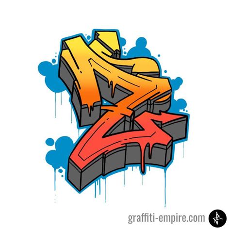 Graffiti Letter Z: inspirational images and tutorial | Граффити в виде ...