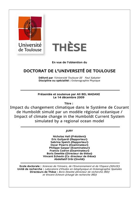 (PDF) Impact of climate change in the Humboldt Current System simulated ...