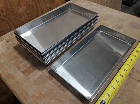 11" x 6" Stainless Steel Trays, Used, Location: SR-Tool