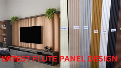 LATEST DESIGN OF FLUTED PANEL IN 2022 || TV STAND DESIGN IDEAS - YouTube