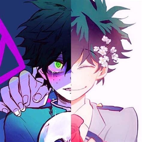 MHA/BNHA Deku Midoriya Izuku Villain AU | Villain Deku means hero Deku ...