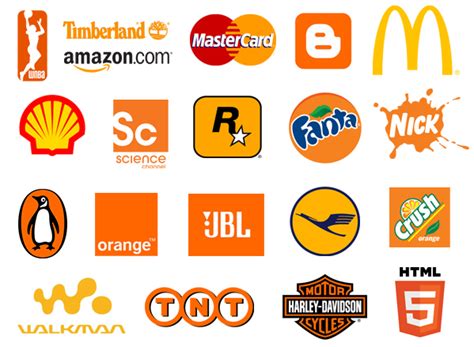 Top 20 famous logos designed in Orange | Famous logos, Logo design, Logo color