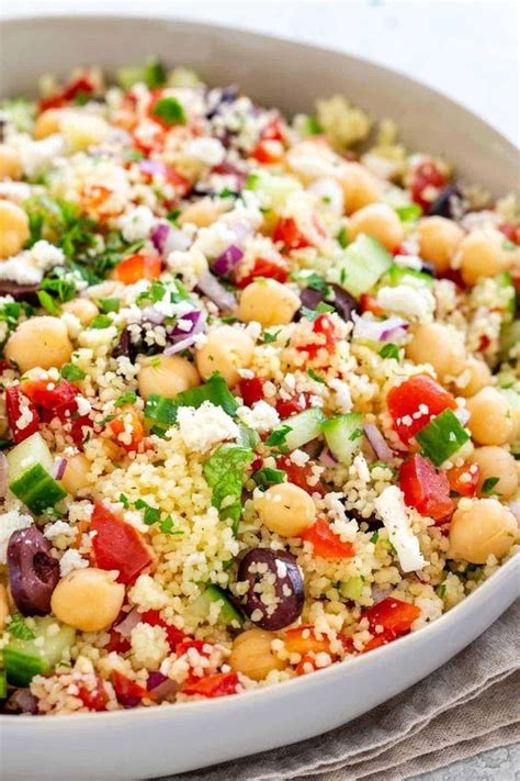 Mediterranean Couscous Salad - Miar Naje