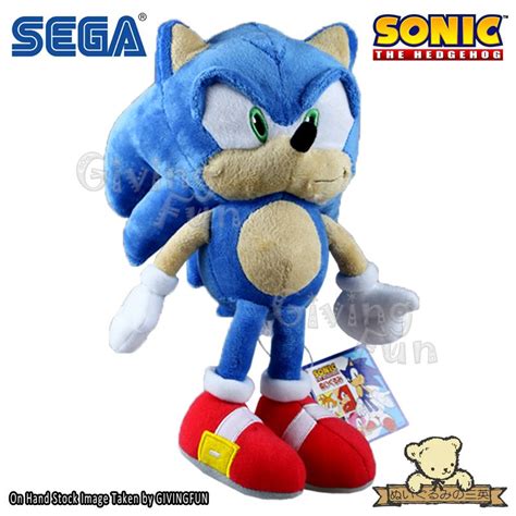 GENUINE SEGA Game SONIC THE HEDGEHOG 8.5" Sonic Soft Plush Doll Toy ...