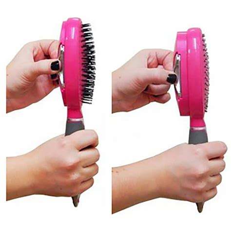 SELF-CLEANING HAIR BRUSH PINK - Walmart.com - Walmart.com