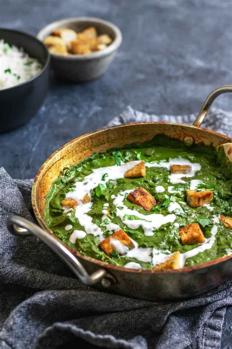 Vegan Palak Tofu Paneer • The Curious Chickpea