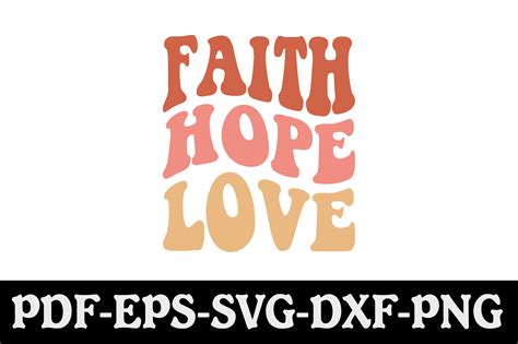 Faith Hope Love Svg Graphic by creativekhadiza124 · Creative Fabrica