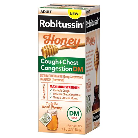 Robitussin Max Honey Cough Syrup 4 oz | Shipt