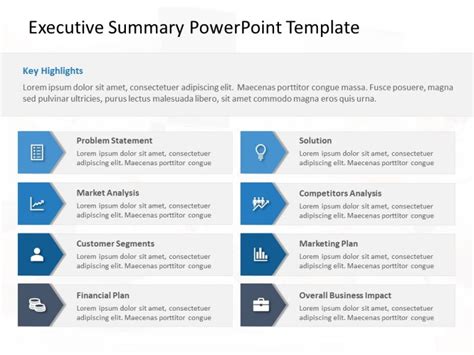 Executive Summary Templates & Examples | SlideUpLift - 1