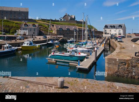 Banff harbour, Moray Firth, Aberdeenshire, Scotland Stock Photo - Alamy