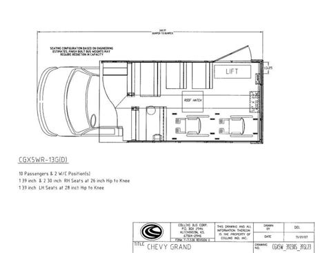 Floor Plans Short Bus Rv Conversion