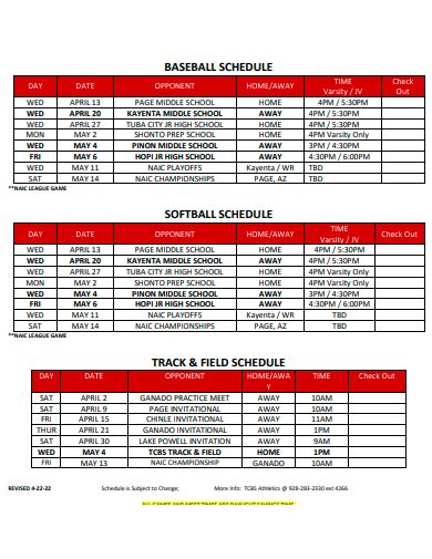 Baseball Schedule Template Excel - prntbl.concejomunicipaldechinu.gov.co