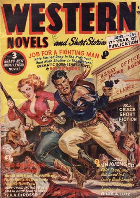 Rough Edges: Saturday Morning Western Pulp: Western Novels and Short Stories, June 1951