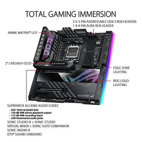 ASUS ROG Crosshair X670E Extreme Motherboard - Specs, Compare Prices ...