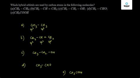 Ch3cho Hybridization