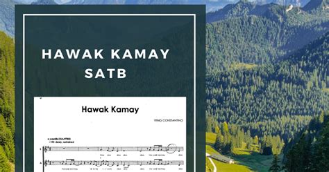 Hawak Kamay SATB Chorale PDF File