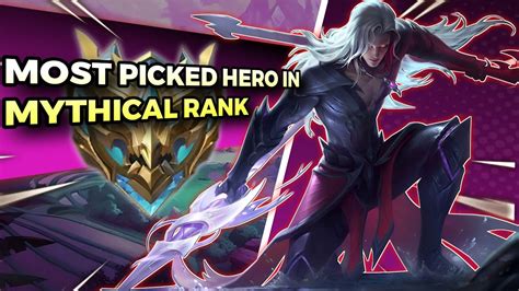 MOST POPULAR HERO ON MYTHICAL RANK, MUST TRY IT NOW! - YouTube