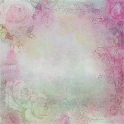 Floral Watercolor Paper Background Free Stock Photo - Public Domain Pictures