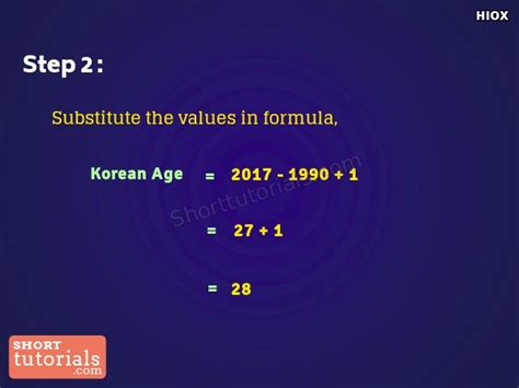 Vueltas y vueltas Tibio en progreso calculate your korean age cinta bulto digestión