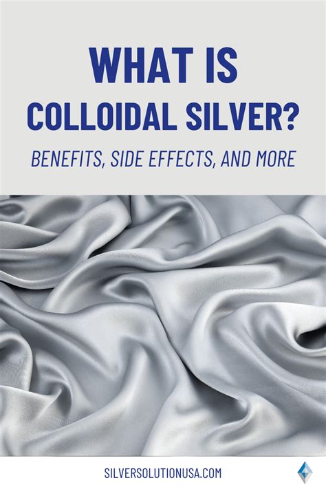 What Is Colloidal Silver? Benefits, Side Effects, and More - Silver ...