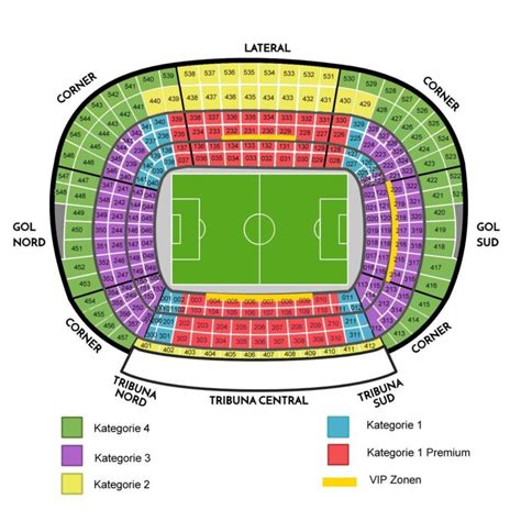 Camp Nou Seating Plan