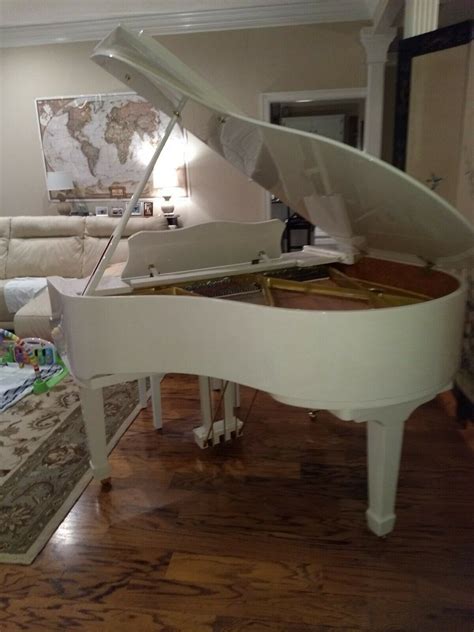 White Baby Grand Piano | A440 Pianos