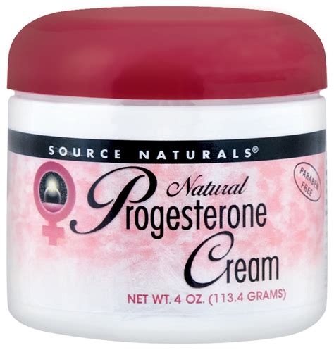 Progesterone Cream, 4 oz Jar | PipingRock Health Products