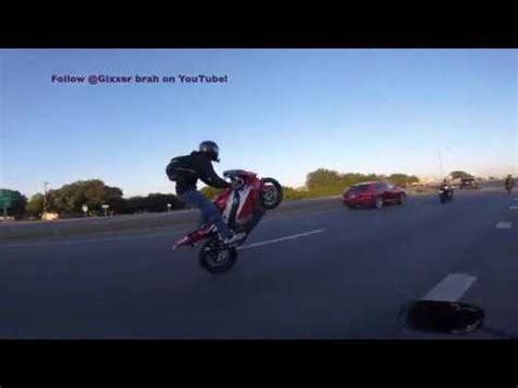 Gixxer brah wheelies Max Wrist's BMW s1000rr! - YouTube