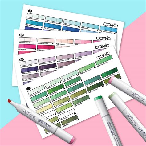 Make swatches with Color Swatch Cards - COPIC Official Website