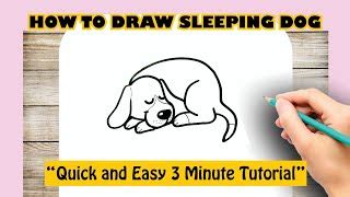 Dog Sleeping Drawing