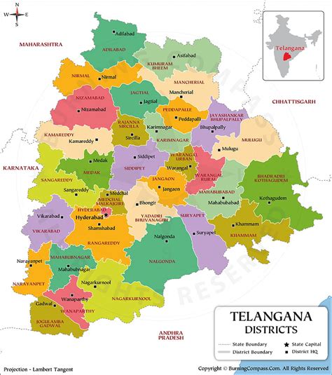 Telangana District Map, telangana map HD phone wallpaper | Pxfuel