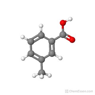 3-Methylbenzoic acid Structure - C8H8O2 - Over 100 million chemical compounds | CCDDS