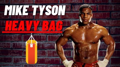 Mike Tyson Heavy Bag Workout (Vintage Boxing Video) #miketyson - YouTube