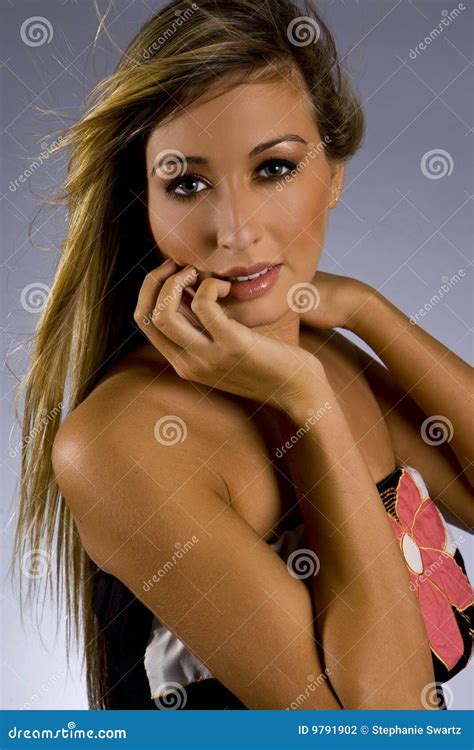 Wind blown hair stock photo. Image of freshness, portrait - 9791902