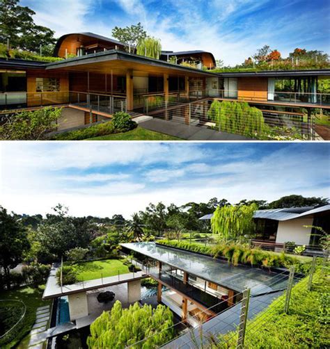 35 Modern Green Roof Designs For Sustainable House | HomeMydesign