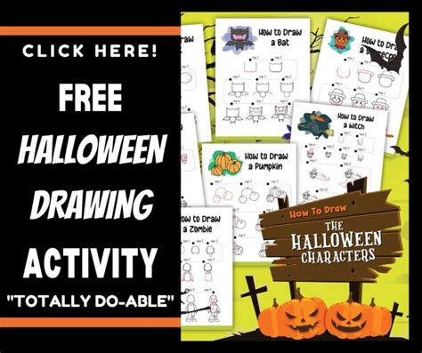 7 Easy Halloween Drawings - Little Bins for Little Hands