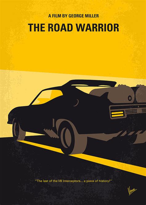 No051 My Mad Max 2 Road Warrior minimal movie poster Digital Art by ...