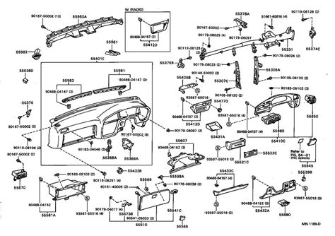 Exploring the Intricate Floor Trims of Toyota Camry's Interior Parts