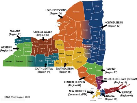 New York Region Map - South Carolina Map