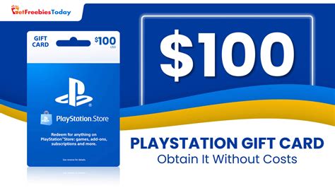 Free $100 Playstation Gift Card | GetFreebiesToday.com