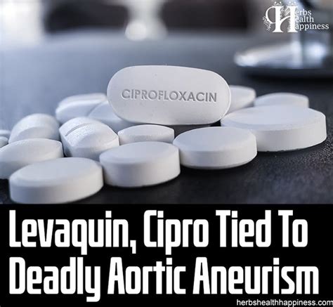 Levaquin, Cipro Tied To Deadly Aortic Aneurism - Healthylifestyle